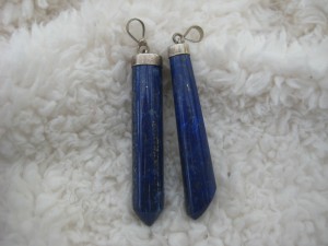 Hanger, staaf, lapis lazuli