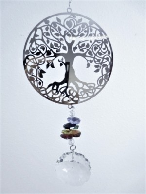 Cosmo hanger met kristal, tree of life