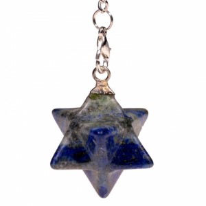 Pendel, Lapip Lazuli, Merkaba, 8-puntig