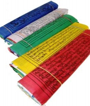 Gebedsvlag, Tibetaans, groot formaat