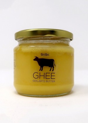 Ghee (geklaarde, biologische boter)