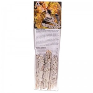 Smudge sticks, witte salie, maat S, per 3 verpakt