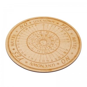 Pendelbordje astrologie, gegraveerd