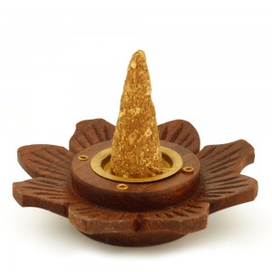 Wierookbrander 'Lotus' voor kegels en sticks, Prabhuji's Gifts