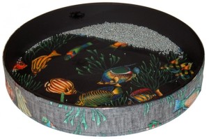 Ocean drum met aquarium design