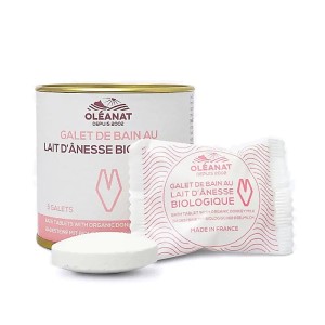 Badtabletten met ezelinnenmelk, Oléanat, 5 stuks in blik