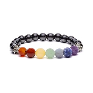 Armband met chakra edelstenen, in 3 uitvoeringen