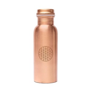 Drinkfles van koper, Bloem des Levens, 500 ml