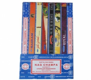 Wierook Satya Nag Champa collectie 8x10 gram
