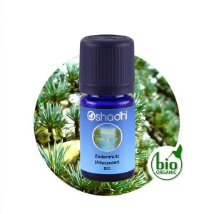 Olie, etherisch, Atlasceder, biologisch, Oshadhi