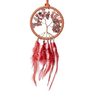 Dromenvanger, levensboom, met edelsteen, 8 x 27 cm