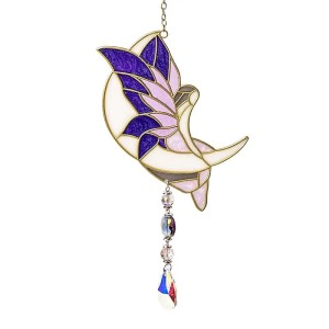 Raamhanger 'maanfee', paars of blauw