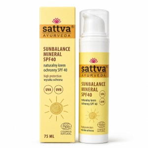 Zonnebrandcrème, SPF 40, Sattva Ayurveda, 75 ml
