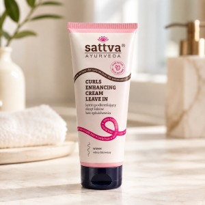 Leave in, krulversterkende crème, Sattva Ayurveda, 200 ml