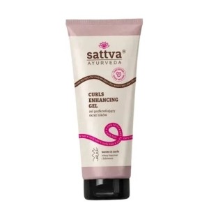 Gel voor krullend haar, Sattva Ayurveda, 200 ml