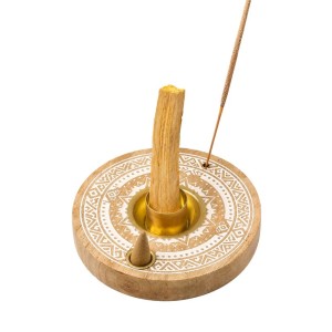 Palo Santo en wierookbrander, mangohout, whitewash