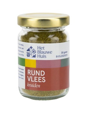 Rundvleeskruiden, Het Blauwe Huis, 30 gram, bio