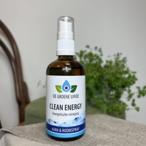 Auraspray (en roomspray) 'Clean Energy', De Groene Linde, 10 of 100 ml